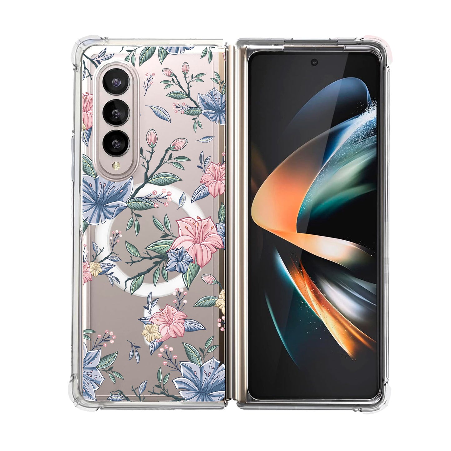 Magsafe Case - Pink and Blue Florals