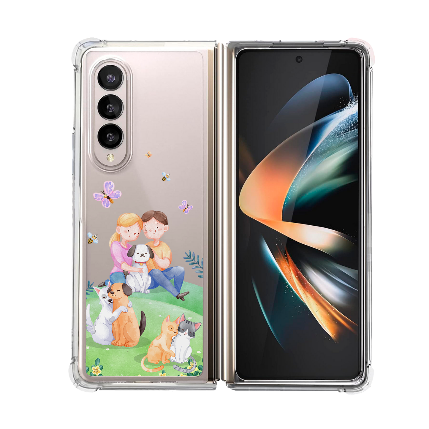 Android Flip / Fold Rearguard Hybrid - Adorable Animals