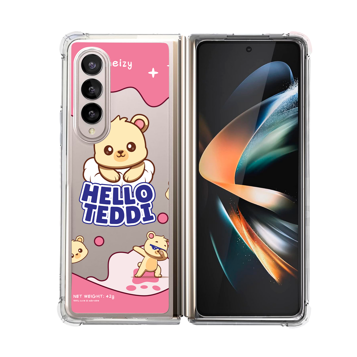 Android Flip / Fold Rearguard Hybrid - Hello Teddy 2.0