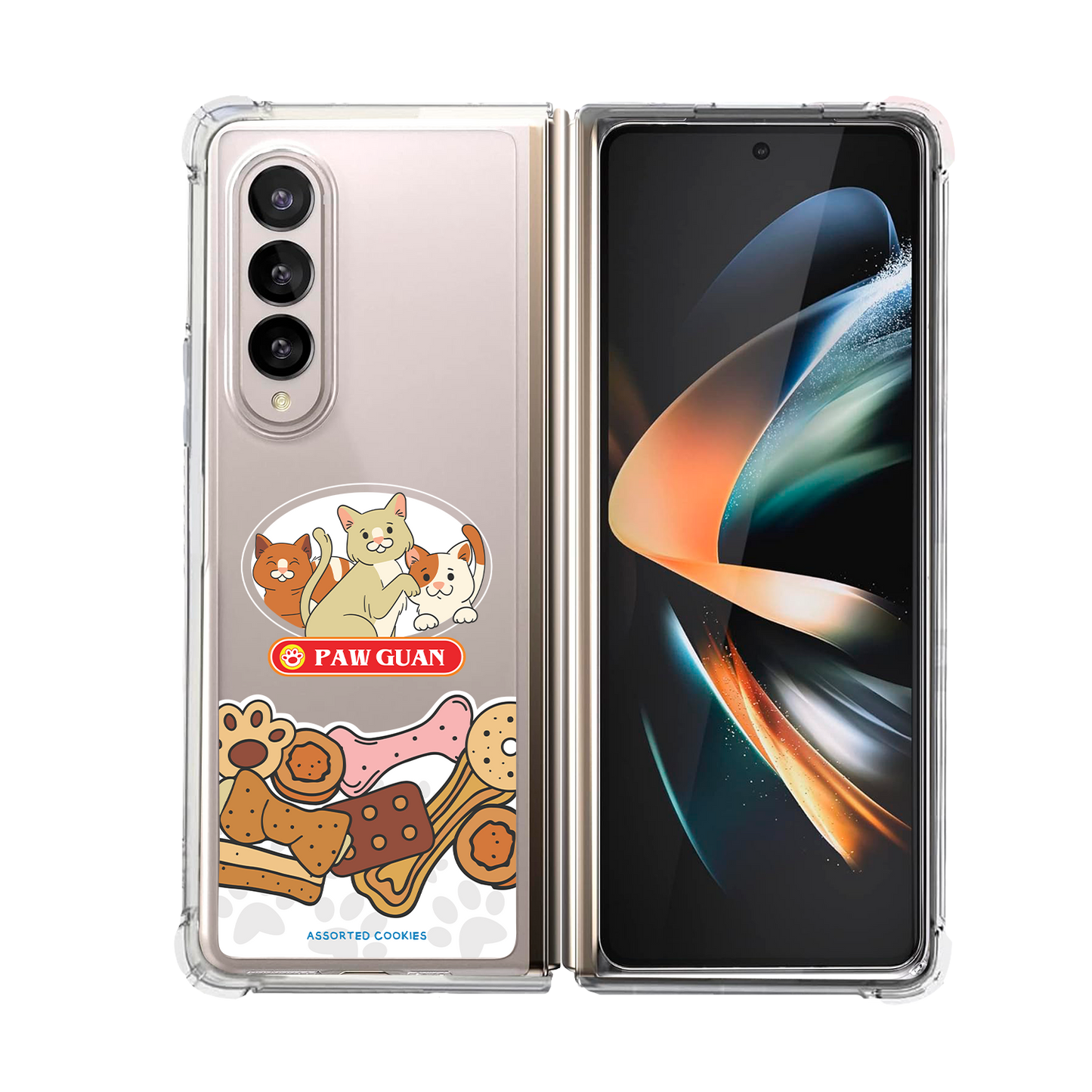 Android Flip / Fold Rearguard Hybrid - Pawguan Cat