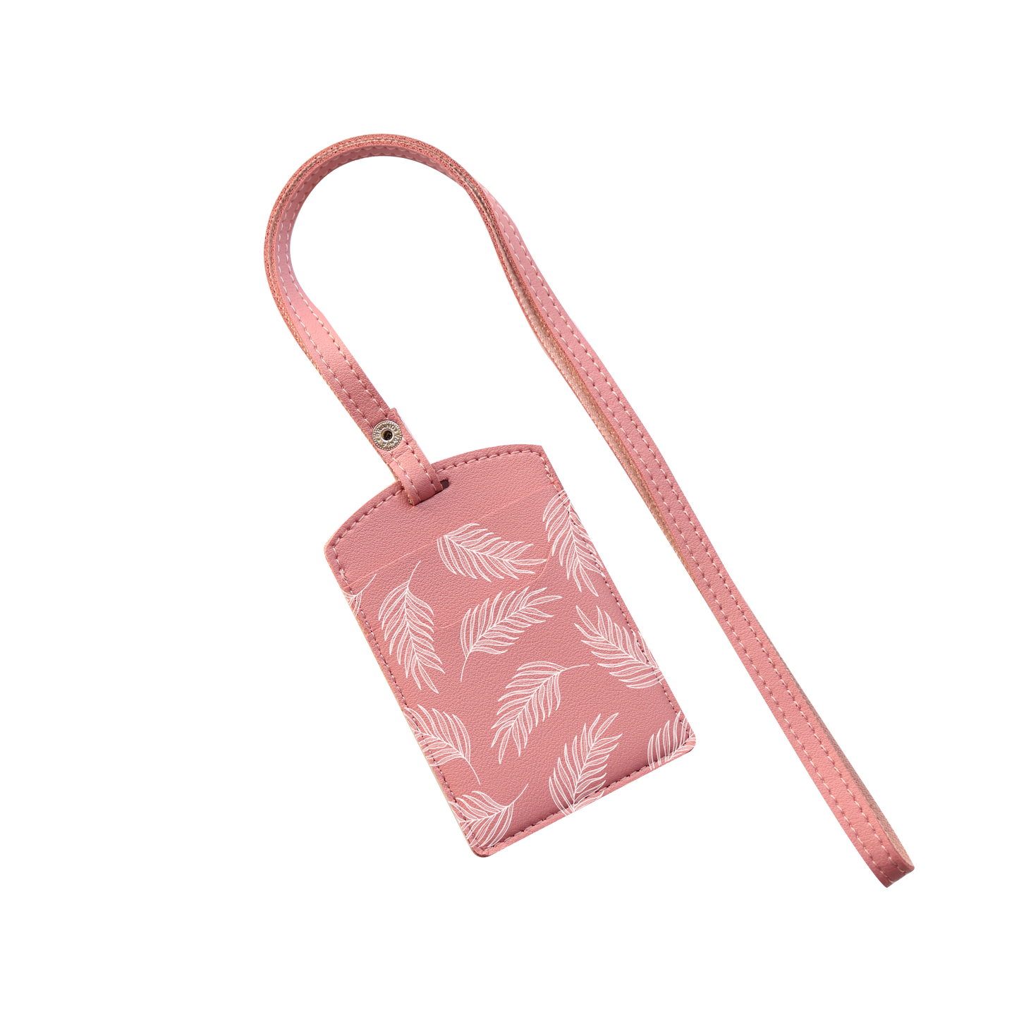 Vegan Leather Lanyard - Sketchy Tropical