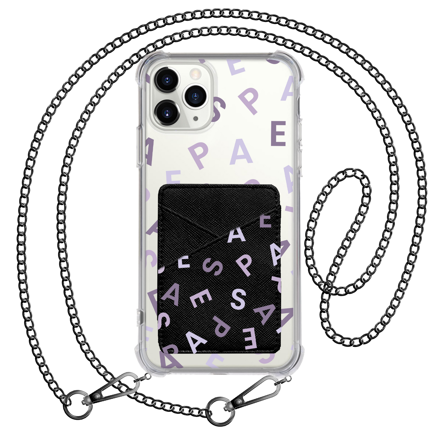 iPhone Phone Wallet Case - Aespa Monogram