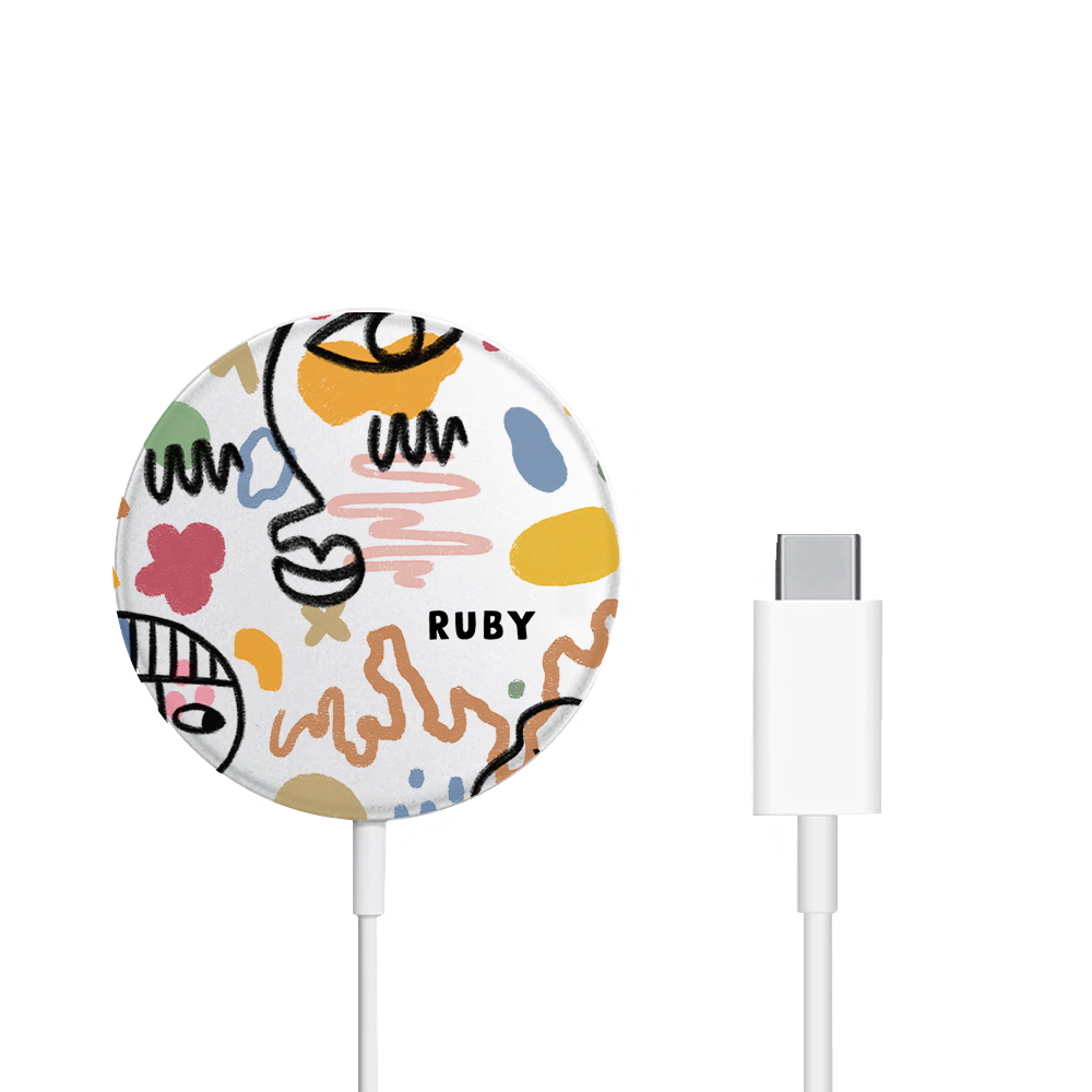 Magnetic Wireless Charger - Abstract 3.0