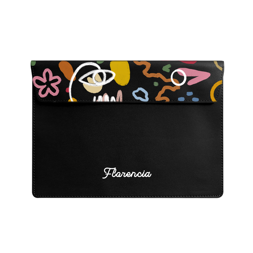 Vegan Leather Sleeve - Abstract 3.0