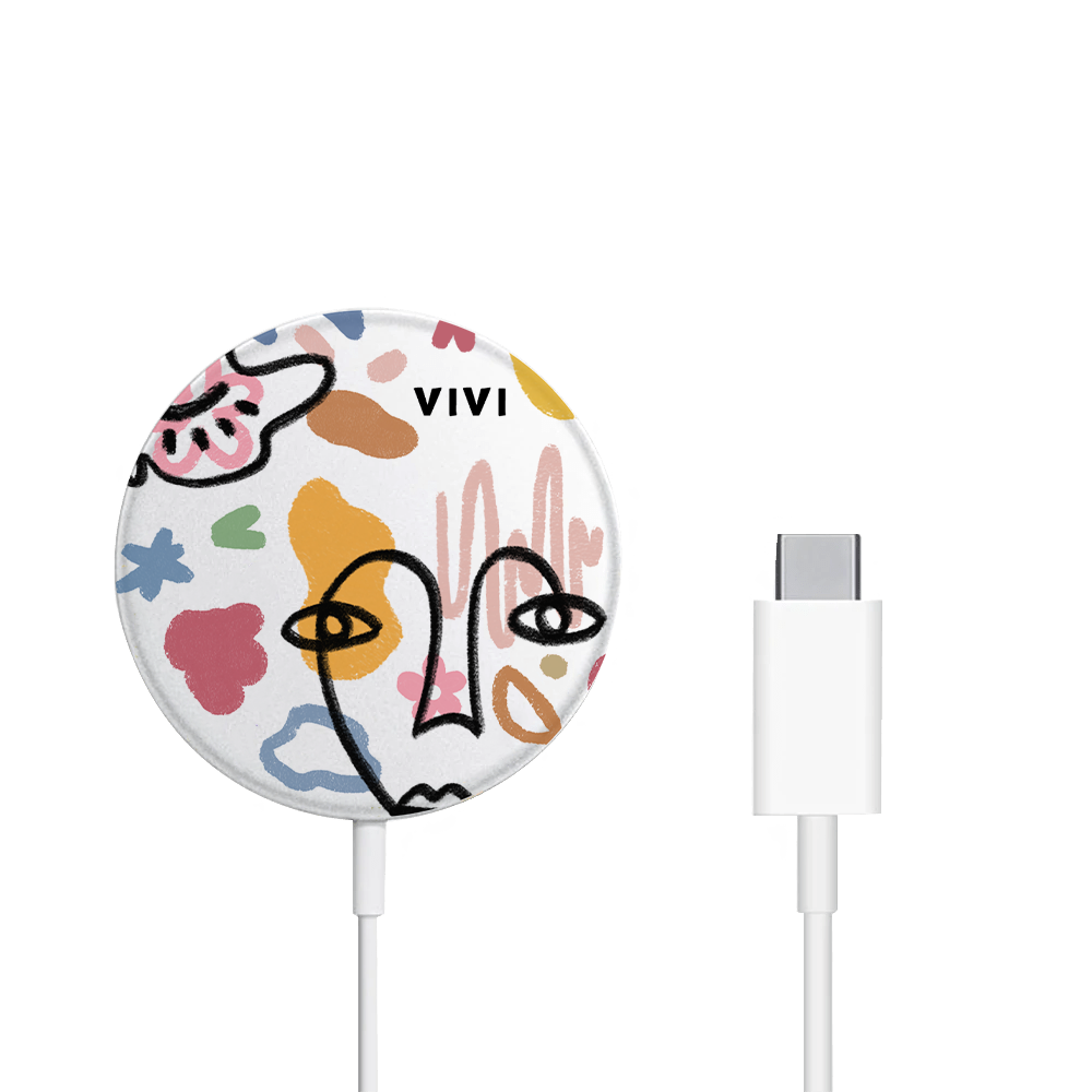 Magnetic Wireless Charger - Abstract 4.0