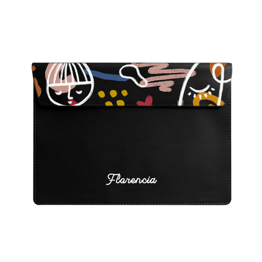 Vegan Leather Sleeve - Abstract 5.0