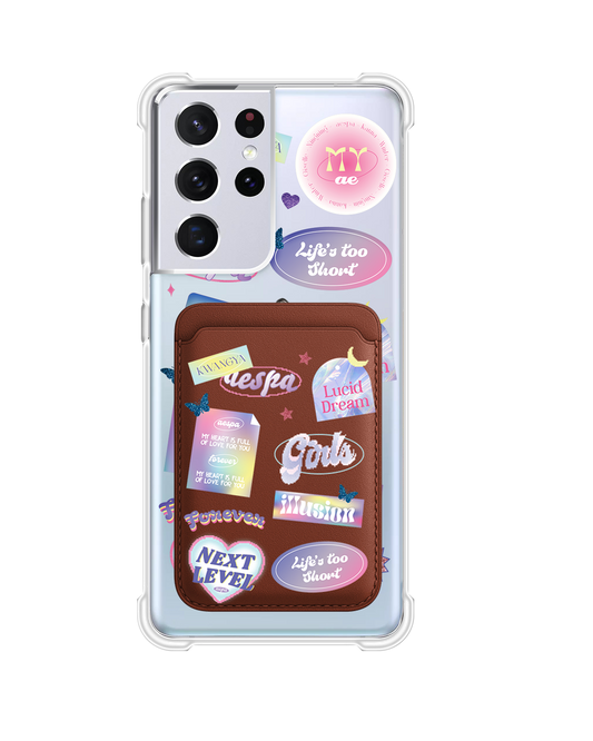 Android Magnetic Wallet Case - Aespa Girls Pack