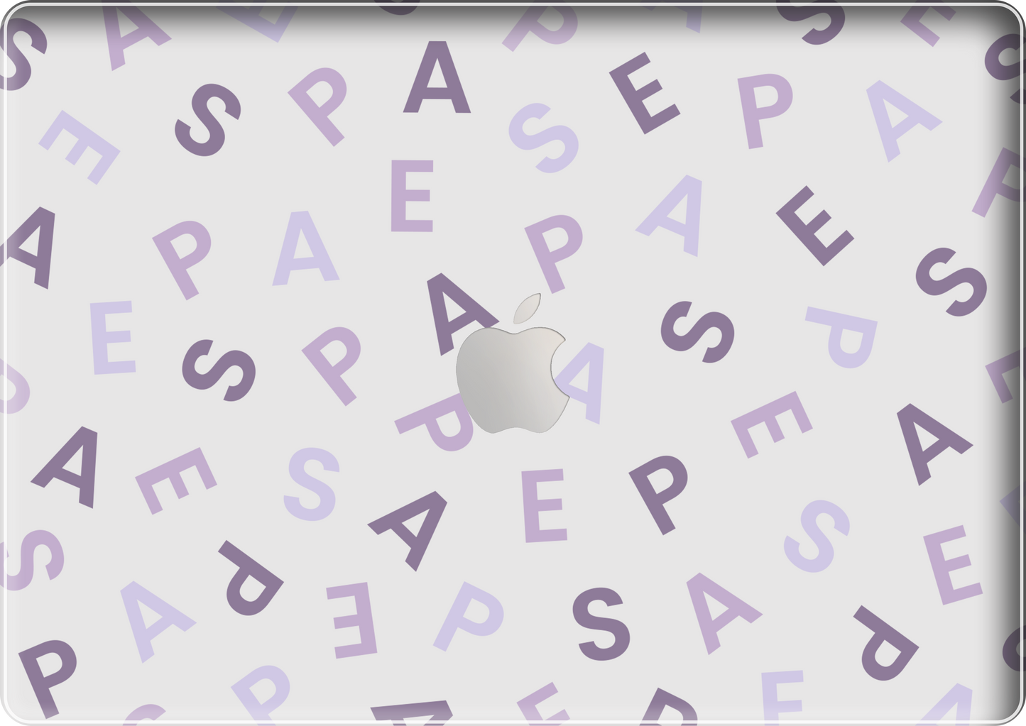 Macbook Snap Case - Aespa Monogram