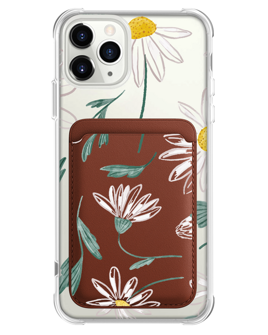 iPhone Magnetic Wallet Case - April Daisy