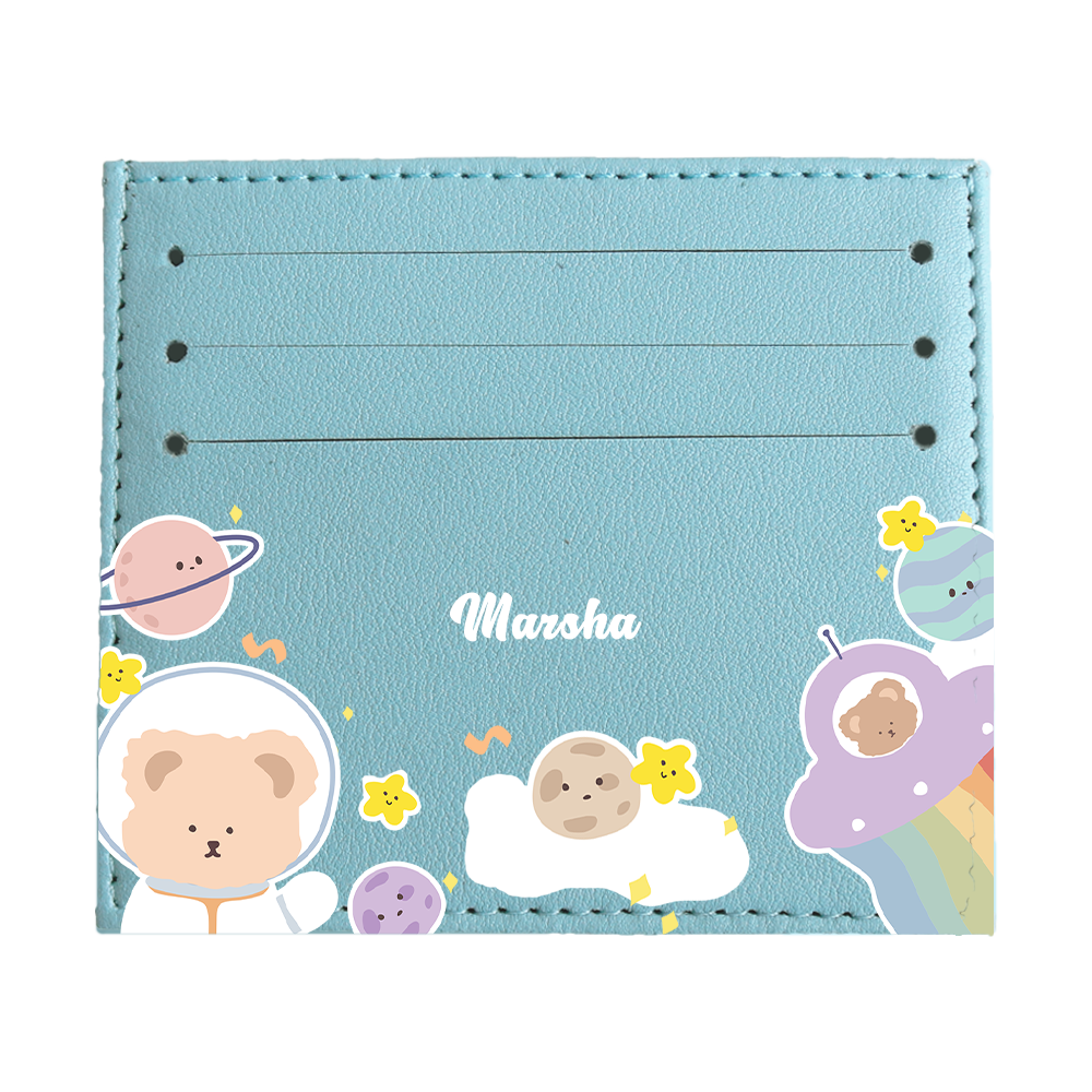 6 Slots Card Holder - Astro Bear