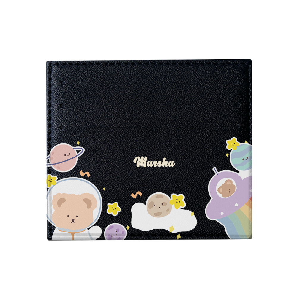 6 Slots Card Holder - Astro Bear