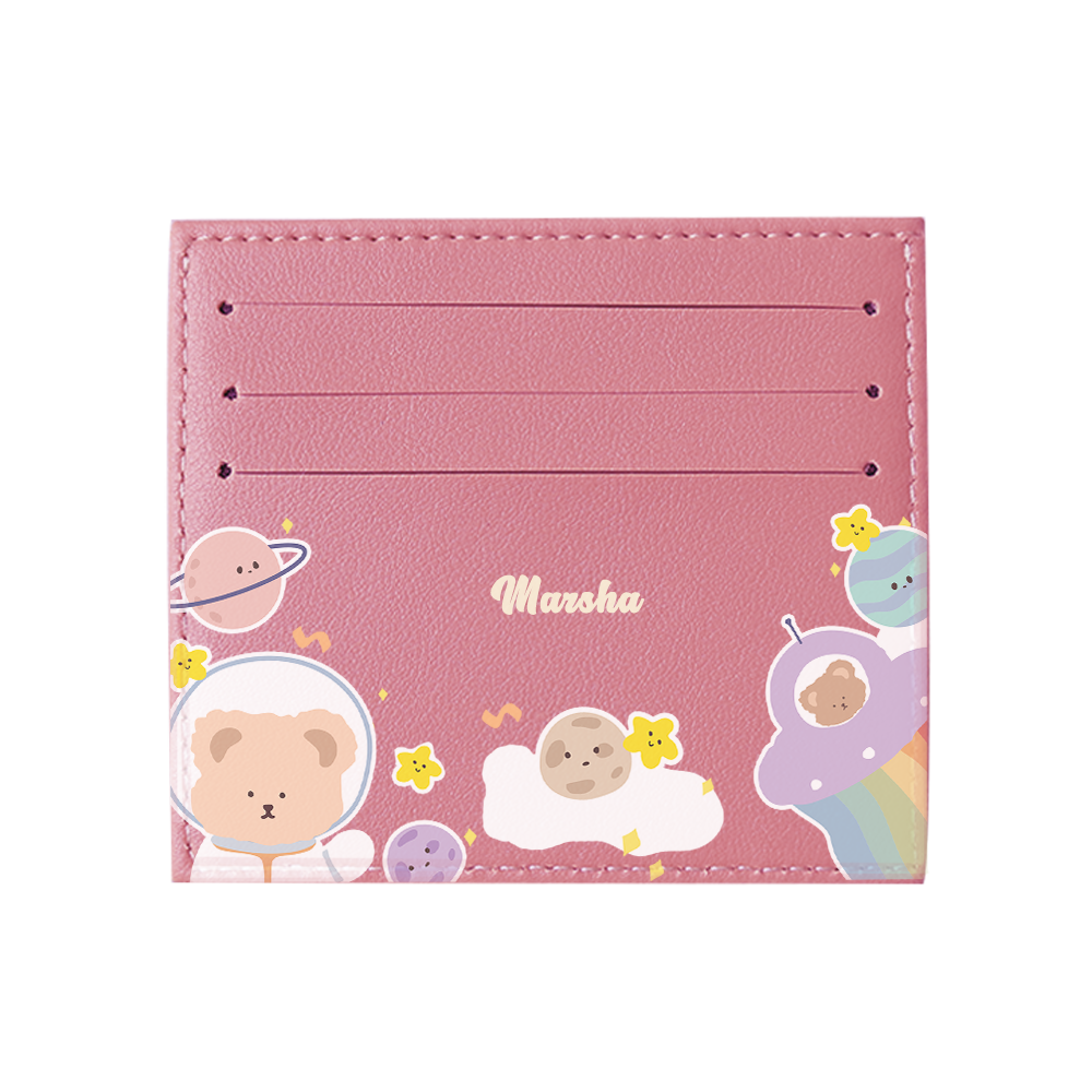 6 Slots Card Holder - Astro Bear
