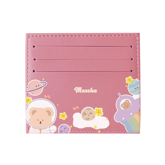 6 Slots Card Holder - Astro Bear