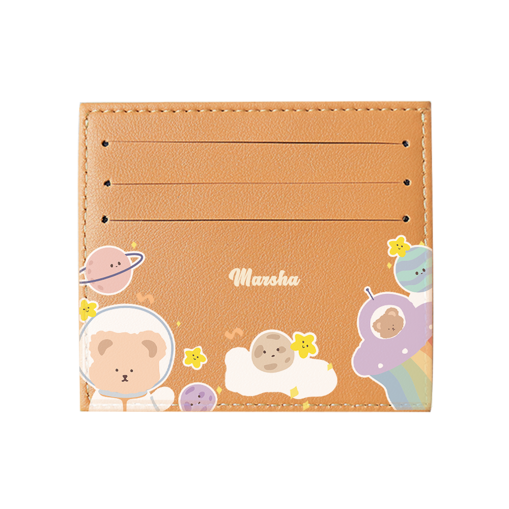 6 Slots Card Holder - Astro Bear