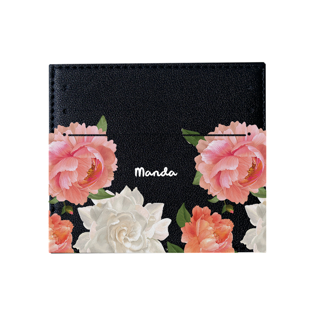 6 Slots Card Holder - August Peony
