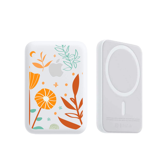 Magnetic Wireless Powerbank - Autumn Botanical