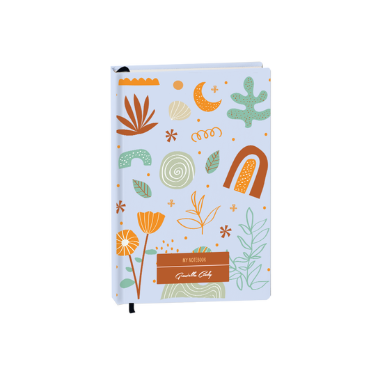 Hardcover Bookpaper Journal - Autumn Botanical (with Elastic Band & Bookmark)