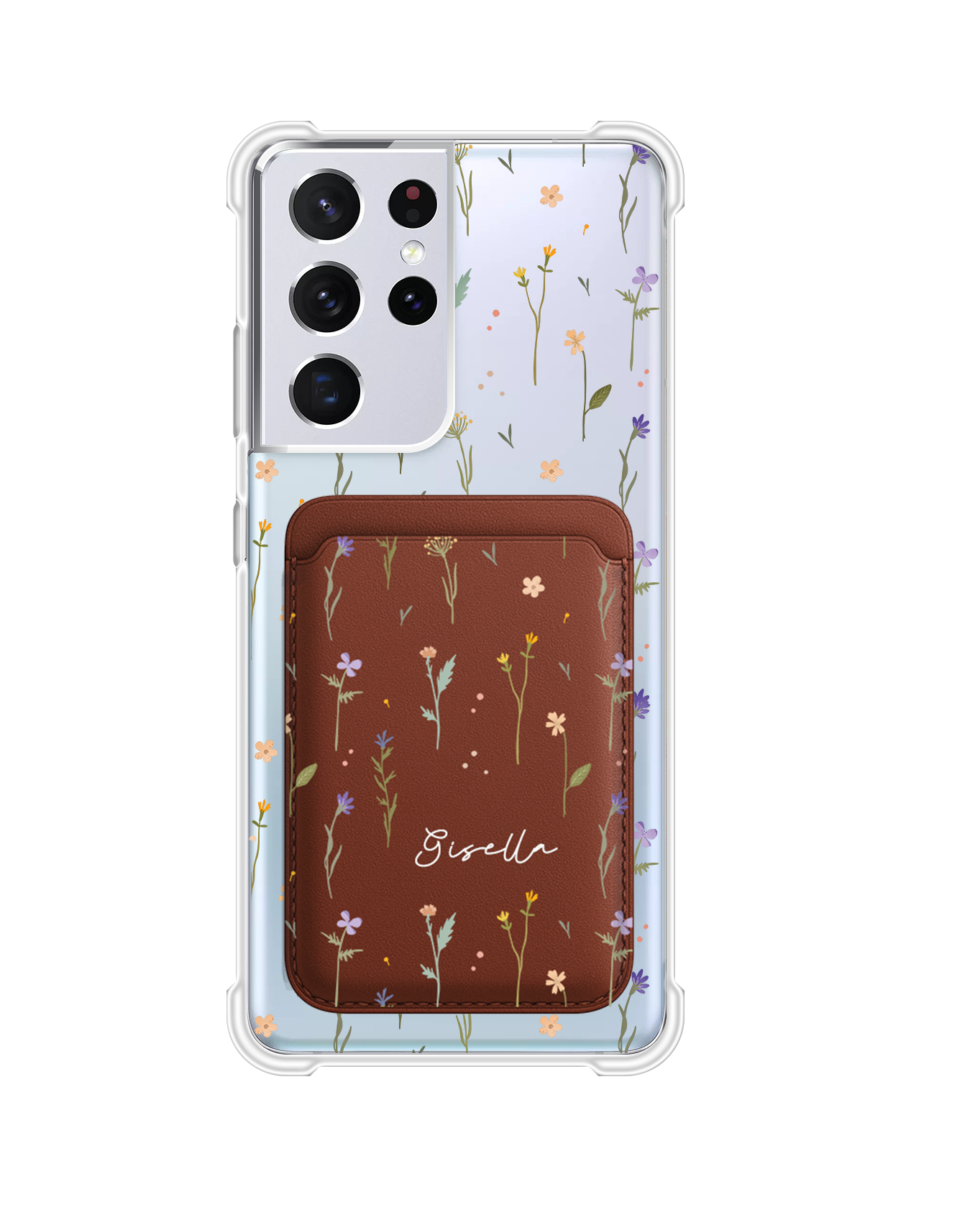 Android Magnetic Wallet Case - Botanical Garden 2.0