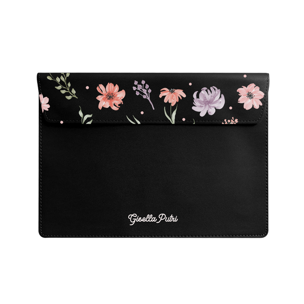 Vegan Leather Sleeve -Botanical Garden 3.0