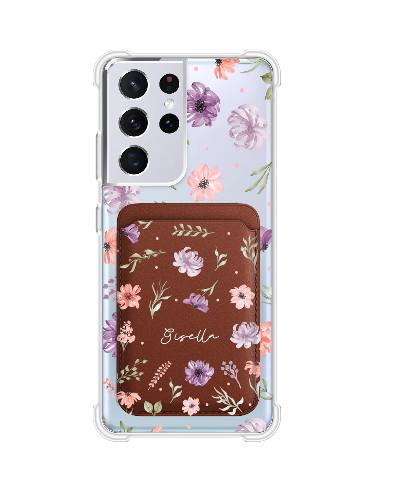 Android Magnetic Wallet Case - Botanical Garden 3.0