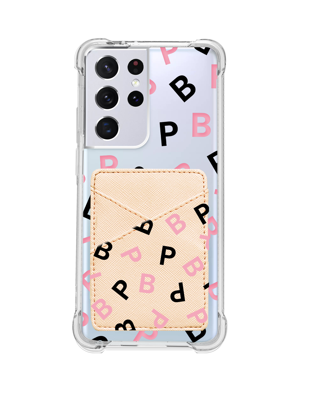 Android Phone Wallet Case - Blackpink Monogram