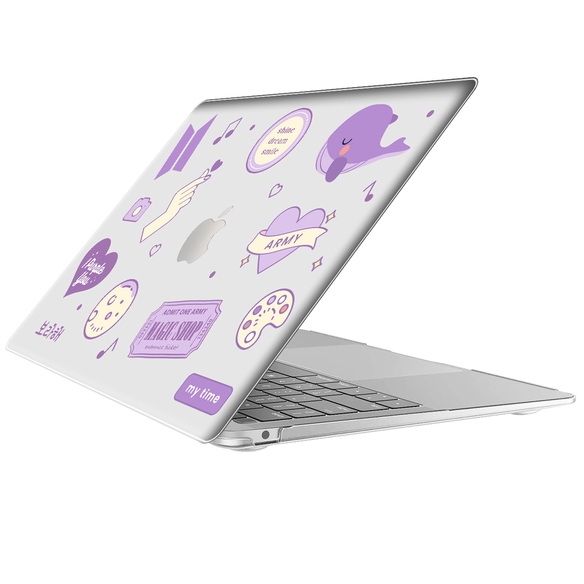 Macbook Snap Case - BTS Sticker Pack