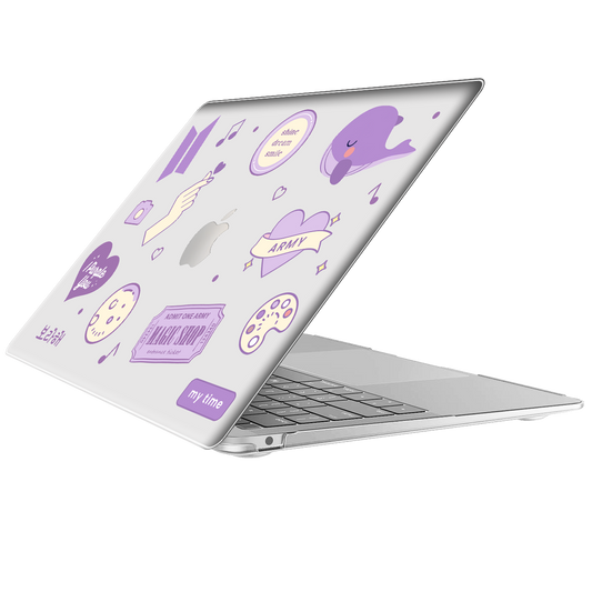 Macbook Snap Case - BTS Sticker Pack