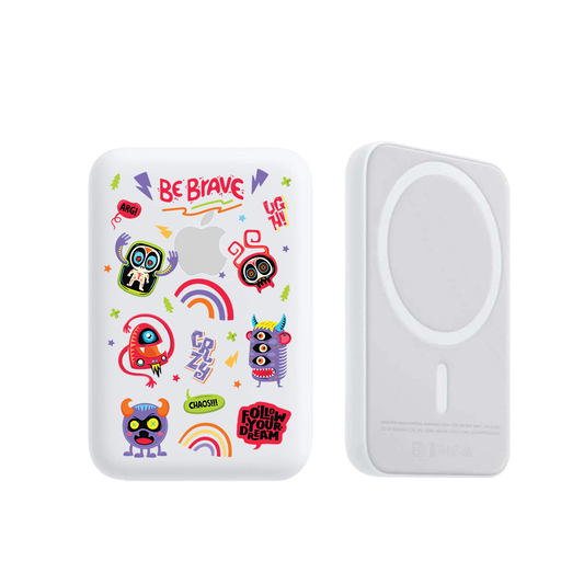 Magnetic Wireless Powerbank - Baby Monster