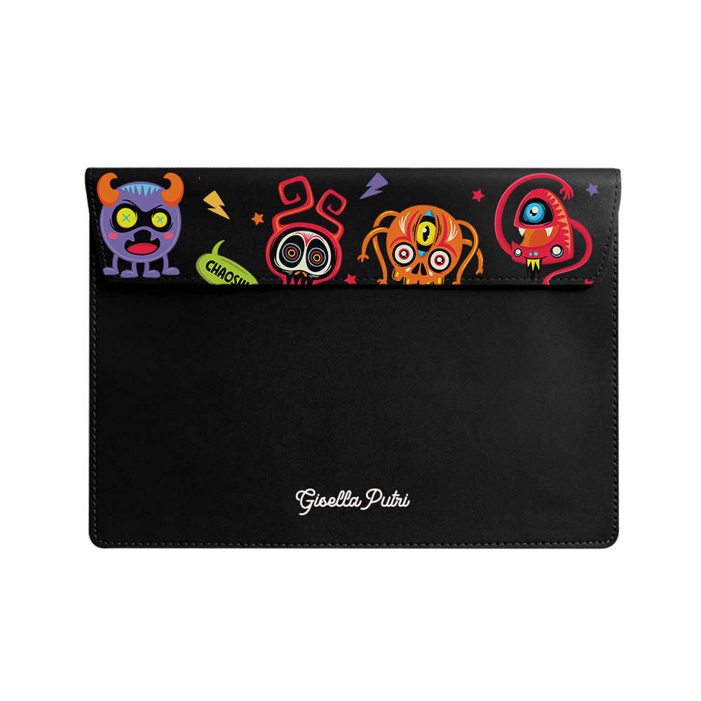 Vegan Leather Sleeve - Baby Monster