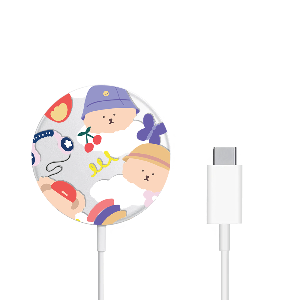 Magnetic Wireless Charger - Bear In Style