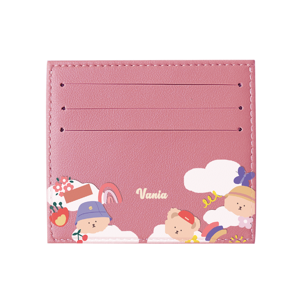 6 Slots Card Holder - Bear In Style