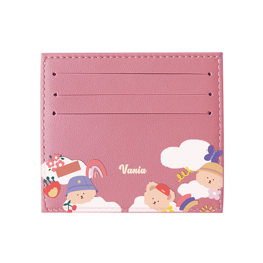 6 Slots Card Holder - Bear In Style