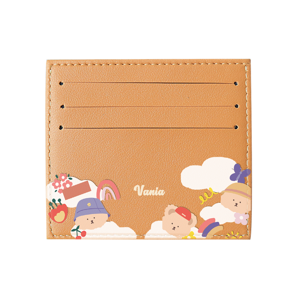 6 Slots Card Holder - Bear In Style