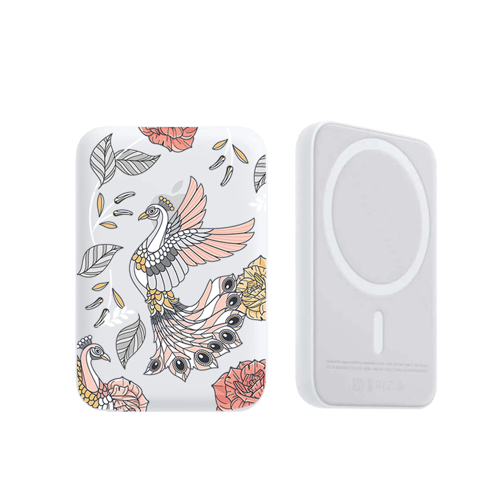 Magnetic Wireless Powerbank - Bird of Paradise 1.0