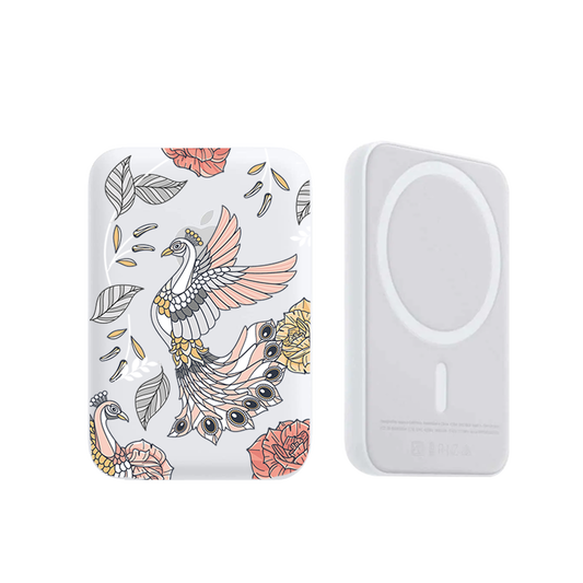 Magnetic Wireless Powerbank - Bird of Paradise 1.0