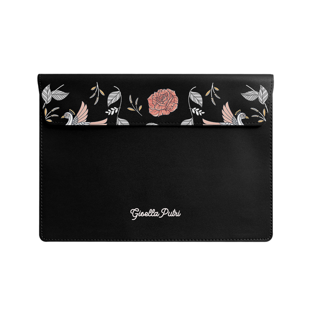Vegan Leather Sleeve - Bird of Paradise 1.0