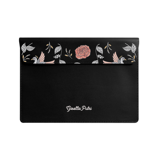 Vegan Leather Sleeve - Bird of Paradise 1.0