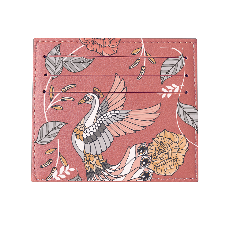 6 Slots Card Holder - Bird of Paradise 1.0