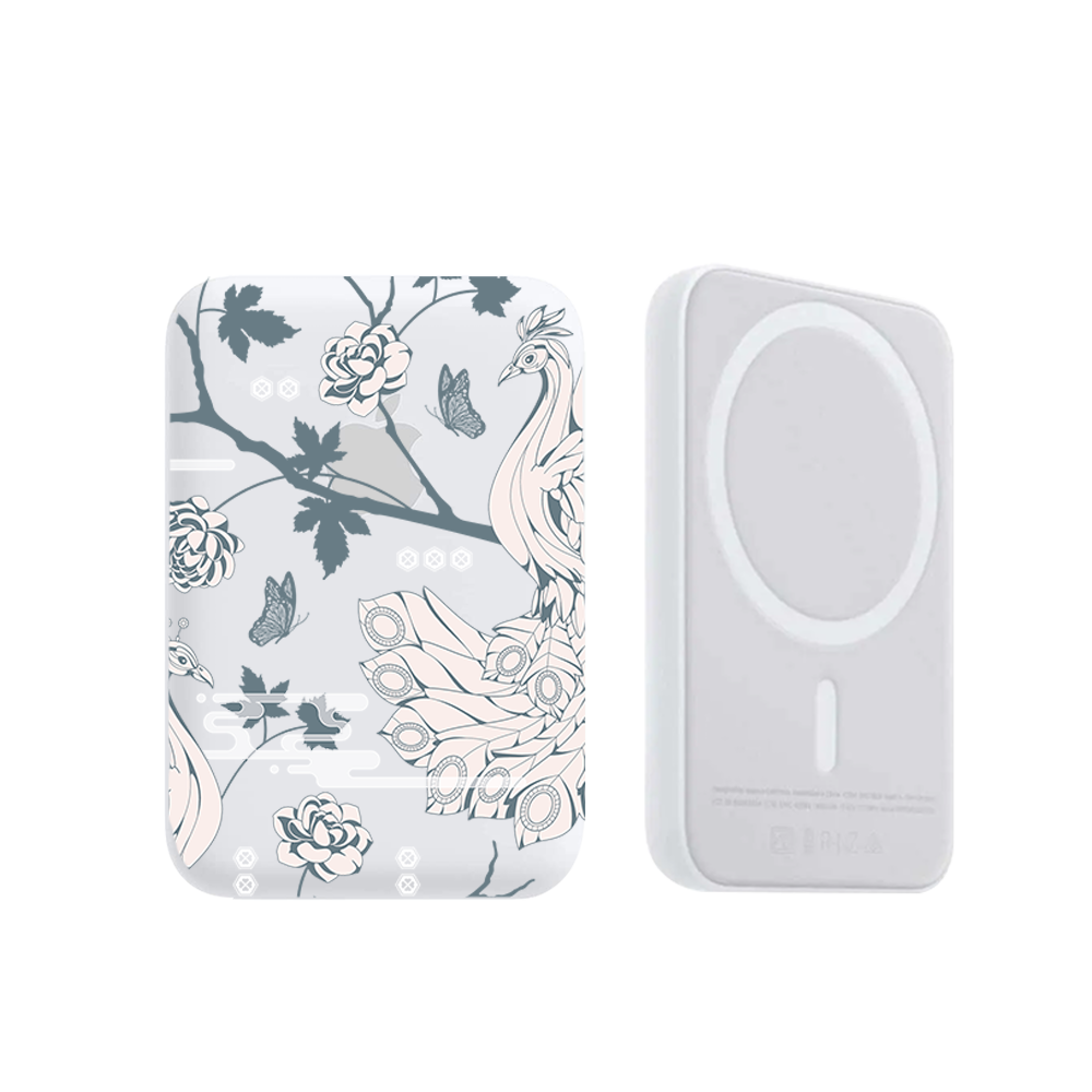 Magnetic Wireless Powerbank - Bird of Paradise 2.0