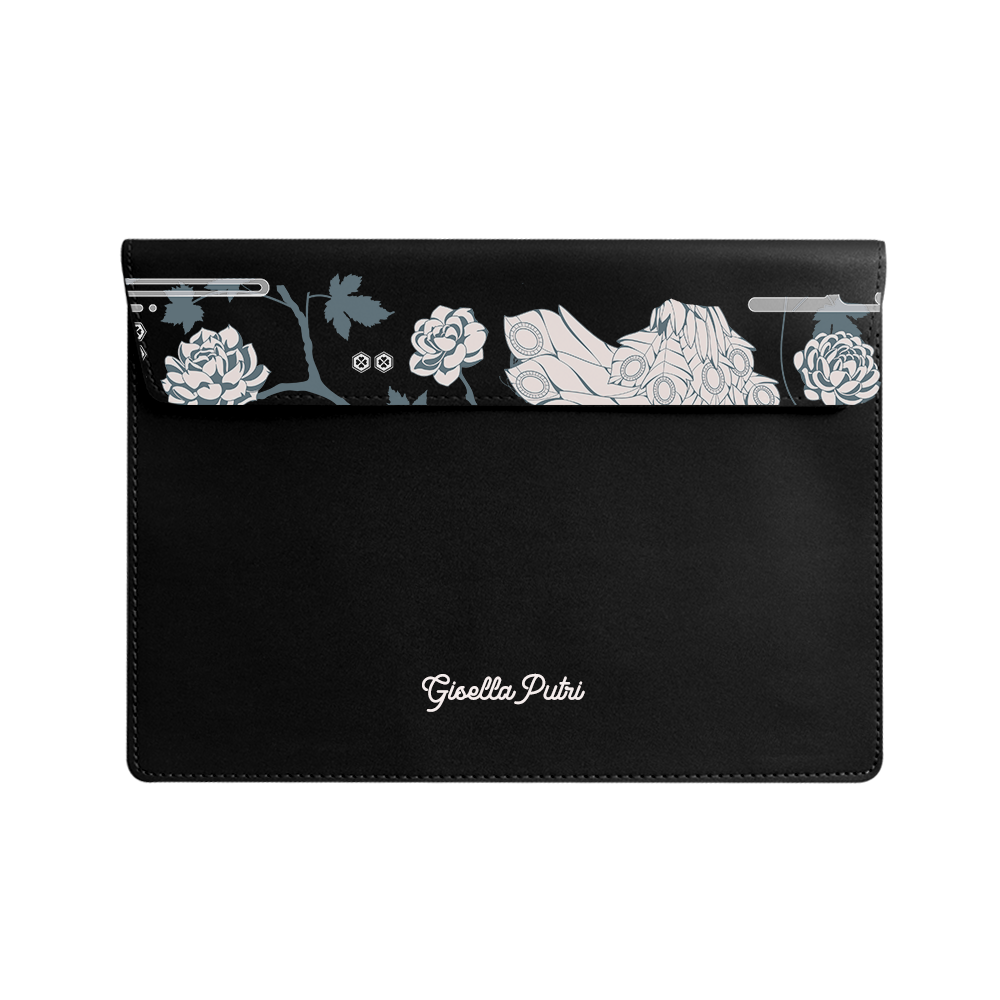 Vegan Leather Sleeve - Bird of Paradise 2.0