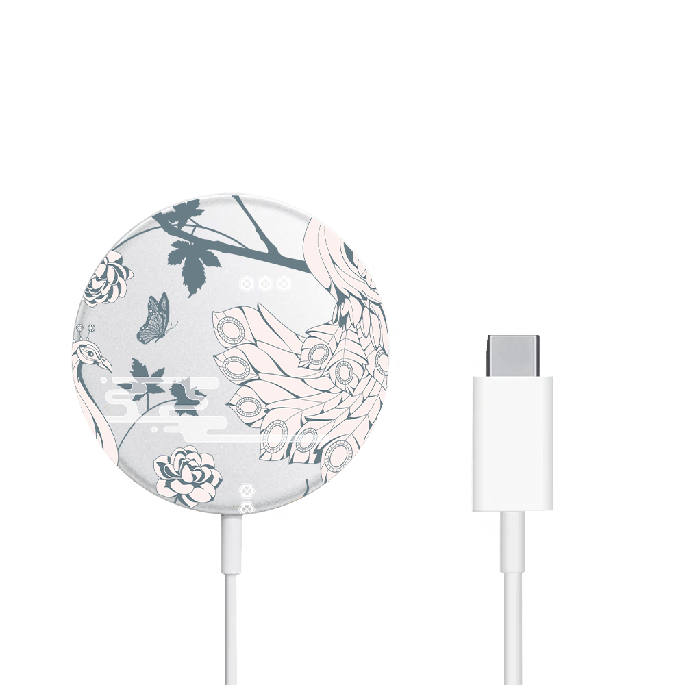 Magnetic Wireless Charger - Bird of Paradise 2.0