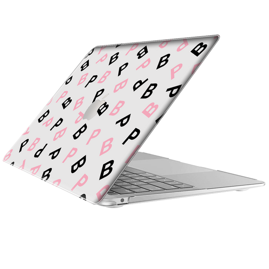 Macbook Snap Case - Blackpink Monogram
