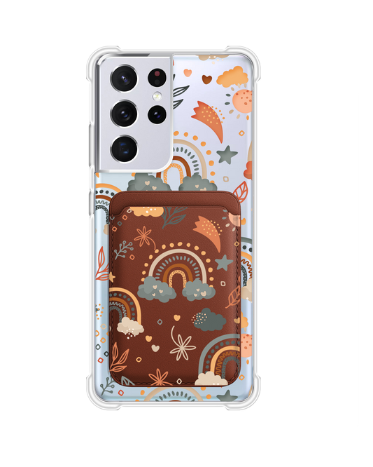 Android Magnetic Wallet Case - Boho 2.0