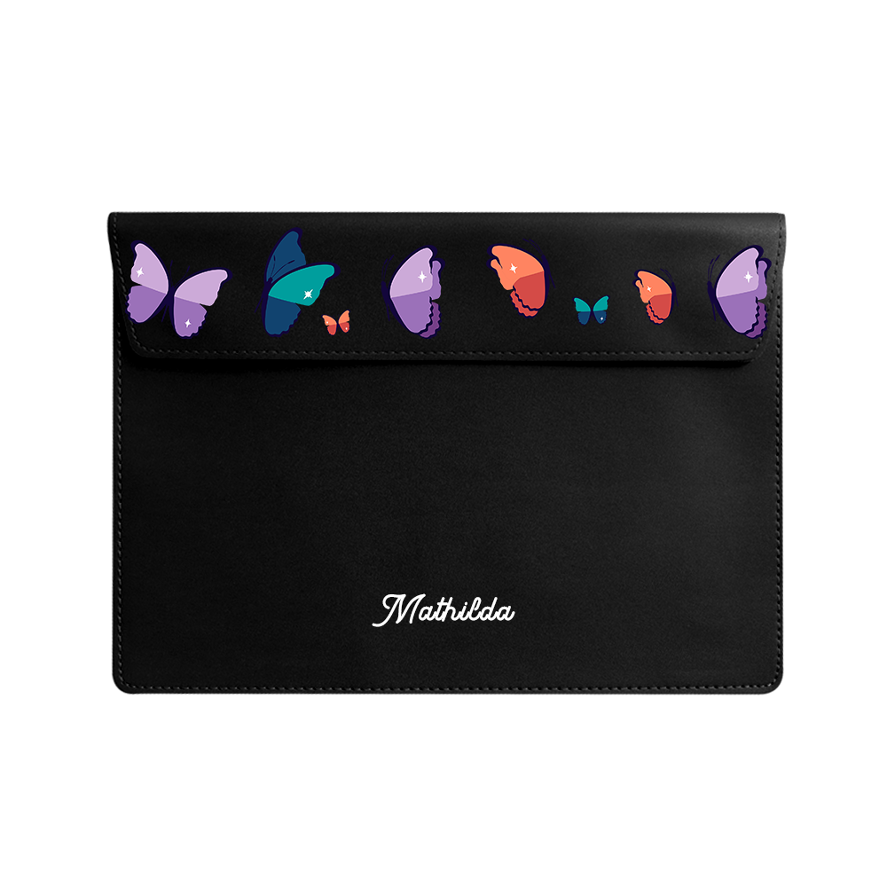 Vegan Leather Sleeve - Butterfly
