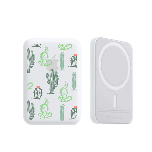 Magnetic Wireless Powerbank - Cactus