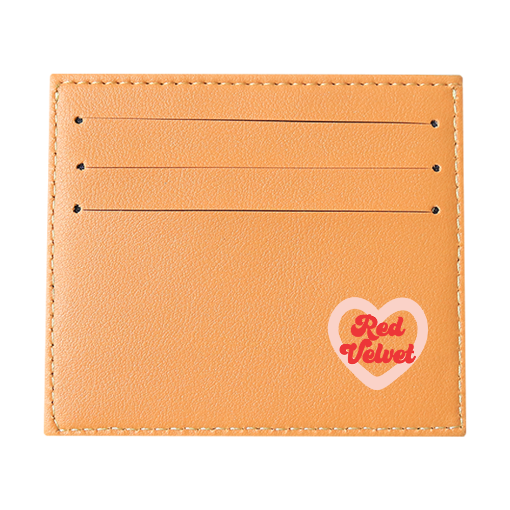 6 Slots Card Holder - Red Velvet