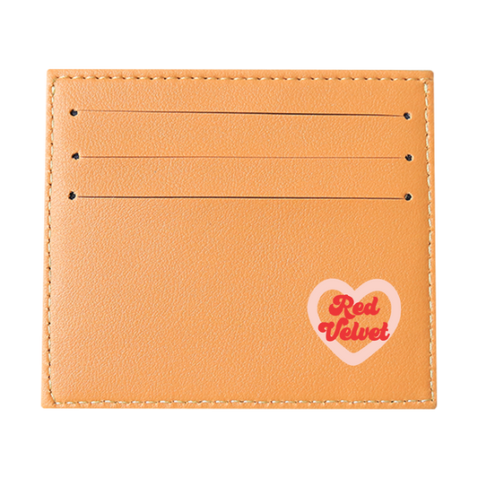 6 Slots Card Holder - Red Velvet