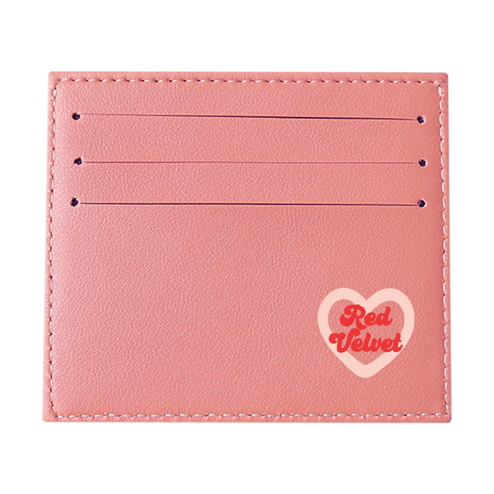 6 Slots Card Holder - Red Velvet