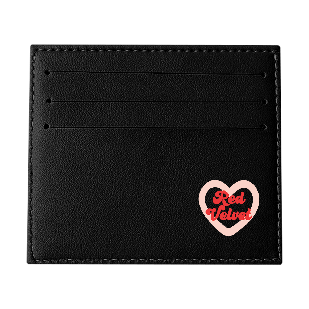 6 Slots Card Holder - Red Velvet