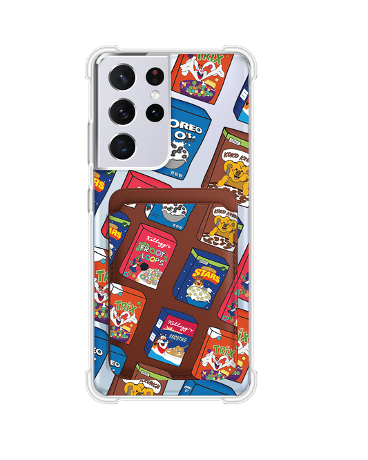 Android Magnetic Wallet Case - Cereal Boxes
